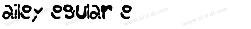 KaileyW05 Regular Re字体转换